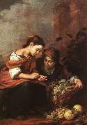 Bartolome Esteban Murillo, Girls Selling Fruit